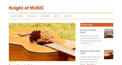 Desktop Screenshot of knightofmusic.com